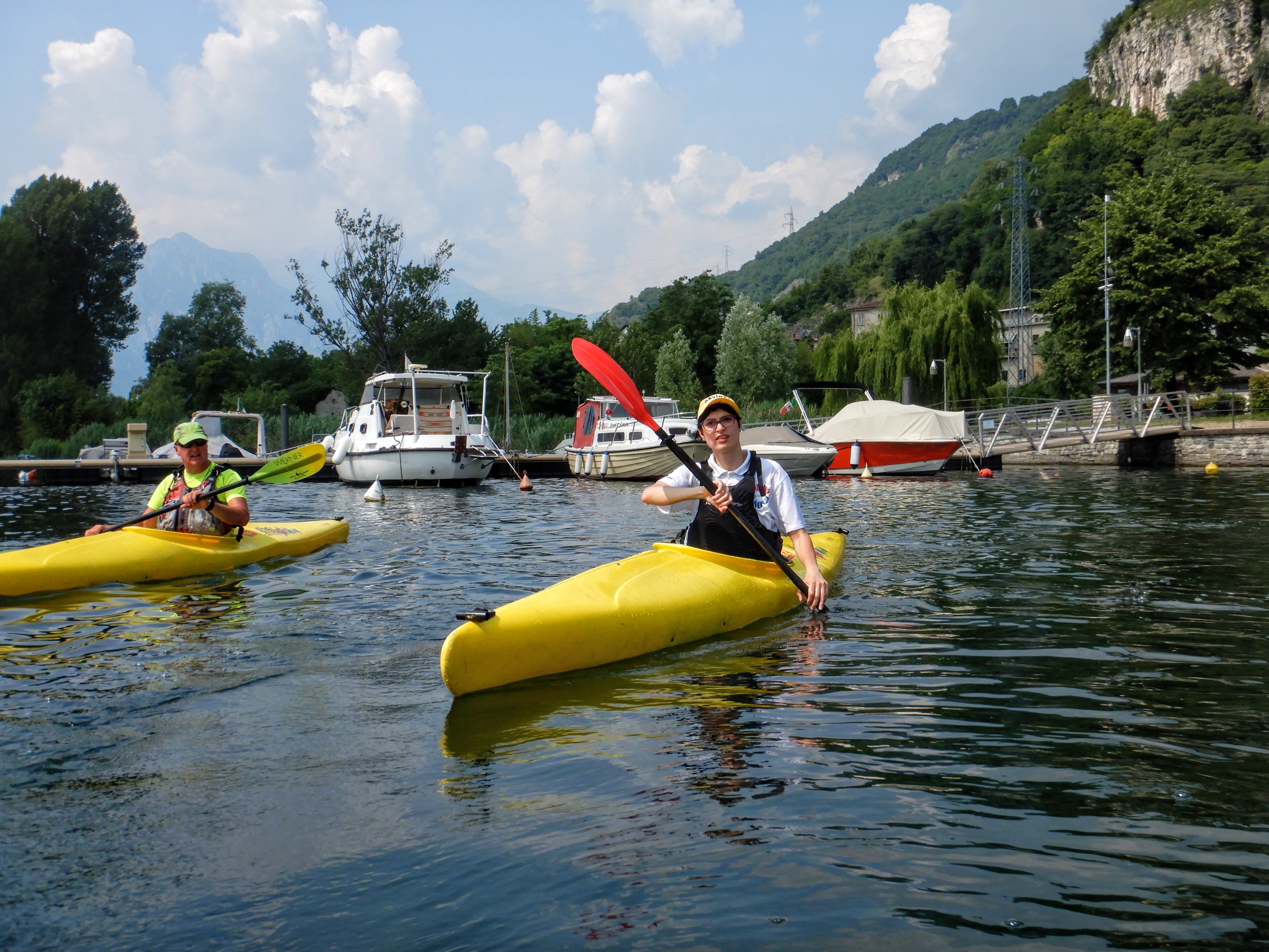 In Kayak a Vercurago